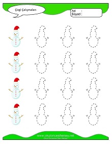 Çizgi Çalışma Sayfaları